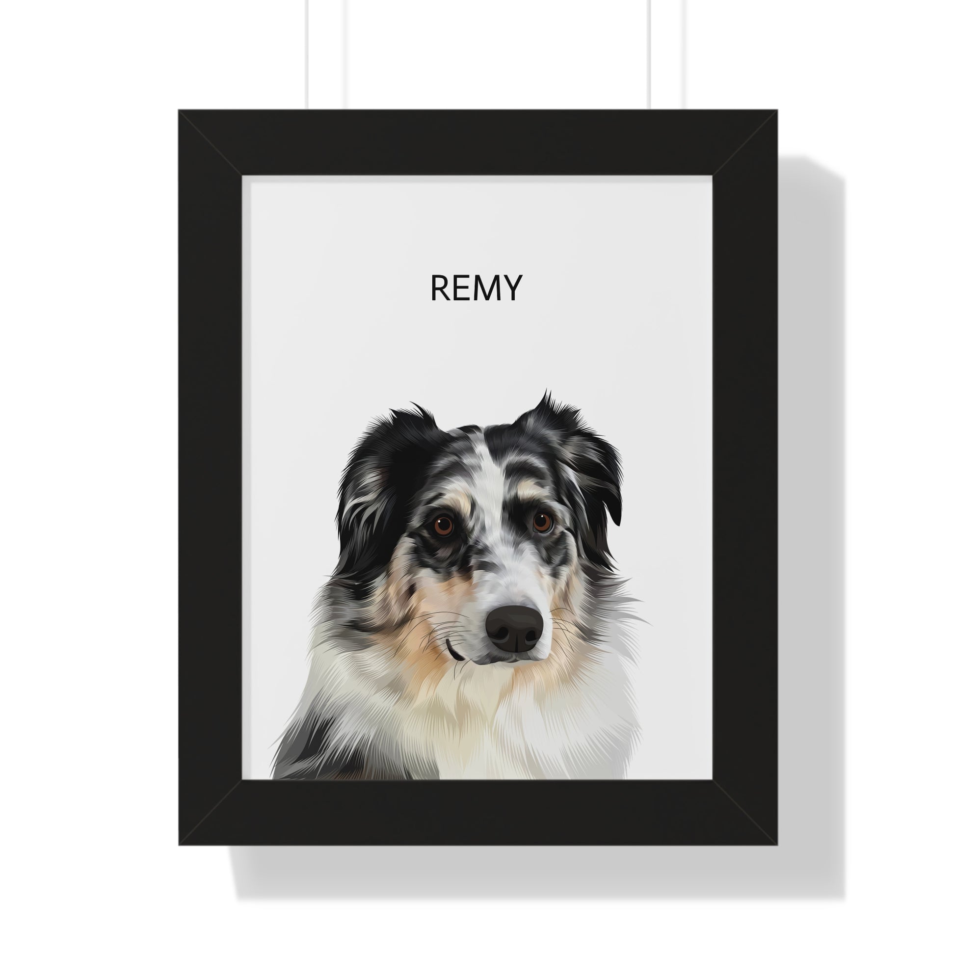 Dog custom pet portrait